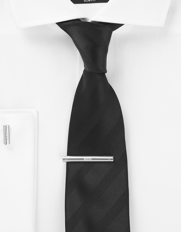 BOSS - Brass Cufflinks and Tie Bar Set