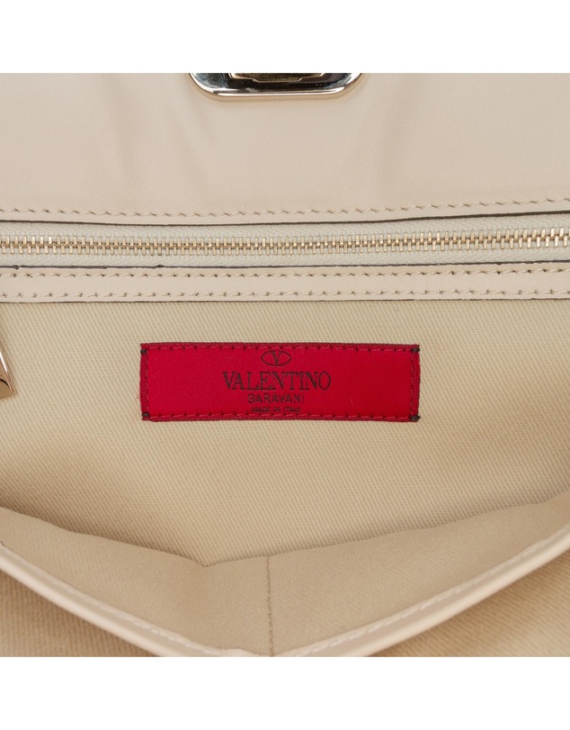 Valentino - Pre-Loved Leather Rockstud Shoulder Bag