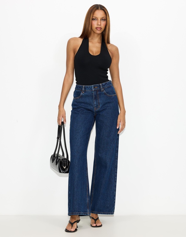Dazie - Madrid High Rise Wide Leg Jeans