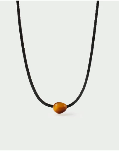 PDPAOLA - Tiger Eye Orion Cord Necklace