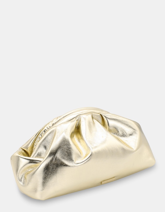 Morgan & Taylor - Annette Soft Clutch in Gold