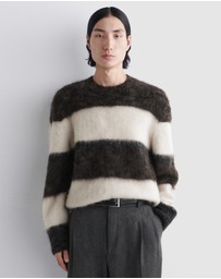 COS - Colour-Block Mohair Crew-Neck Jumper