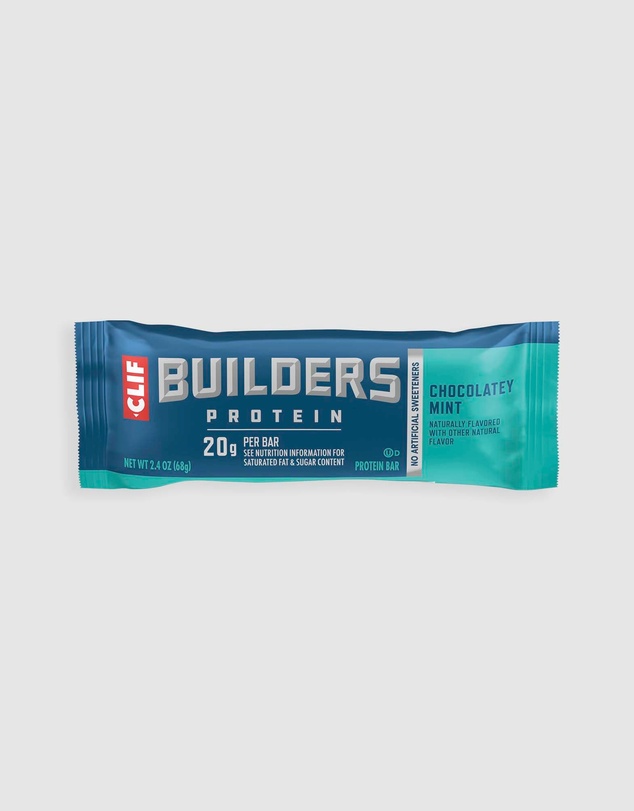 CLIF - Chocolatey Mint Builders Bar - 12x68g