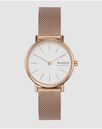Skagen - Signatur Rose Gold-Tone Analogue Watch SKW2694