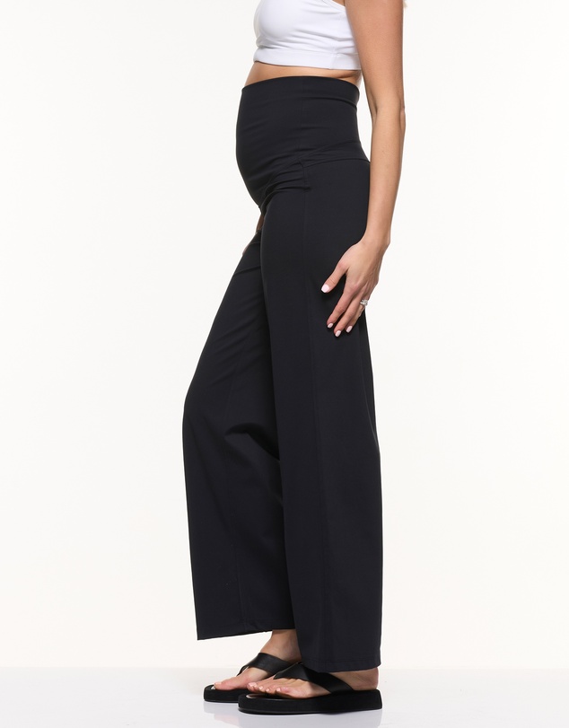 Soon Maternity - Wide Leg Overbelly Leggings