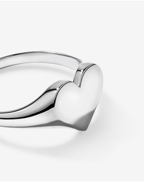 Michael Hill - Heart Signet Ring in Sterling Silver