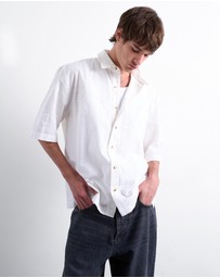 Topman - Short Sleeve Boxy Textured Shirt