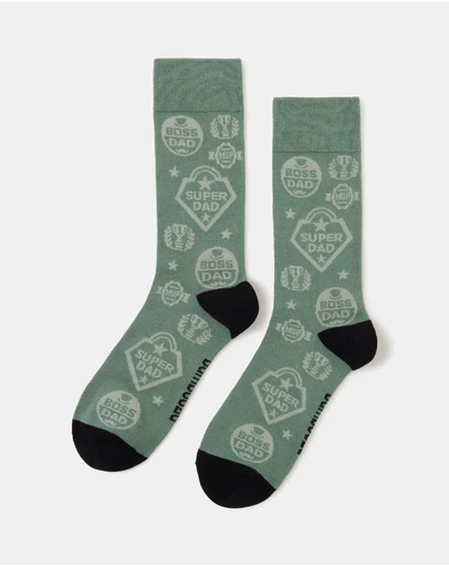 Bamboozld - Super Dad Bamboo Socks Card
