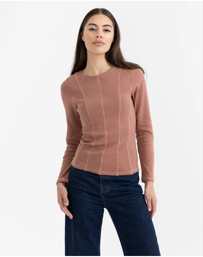 Mod Squad - Luxe Rib Panel Top