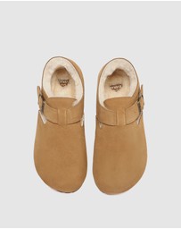 EVERAU - EverAU Ugg Hazora Cow Suede Upper Loafer Oxfords Flats
