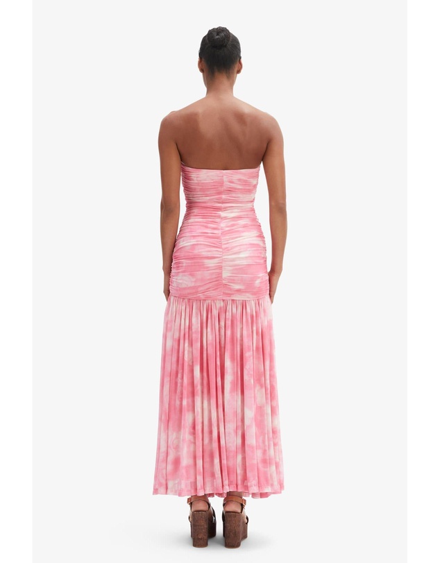 Bardot - Solana Printed Mesh Maxi Dress