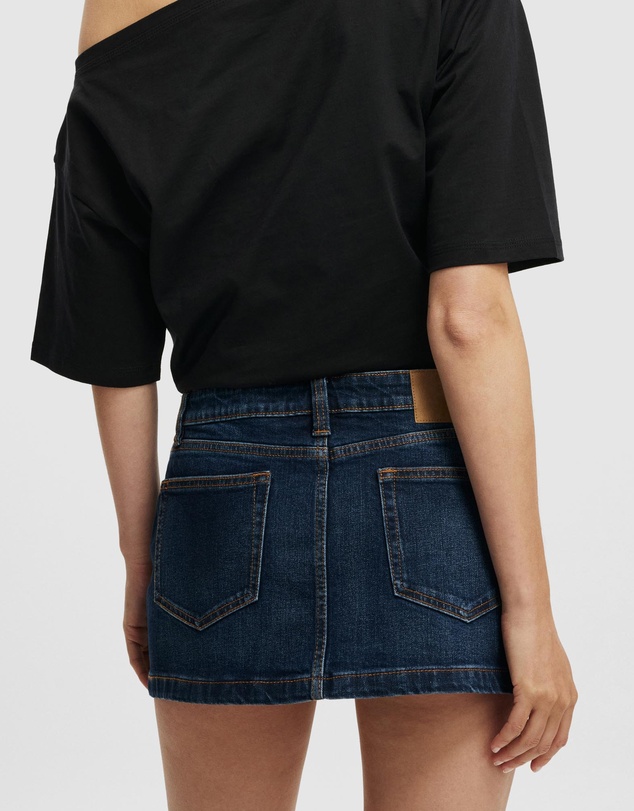 Cotton On - Micro Low Denim Skirt