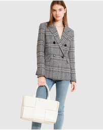 Belle & Bloom - Piccadilly Wool Blend Plaid Blazer
