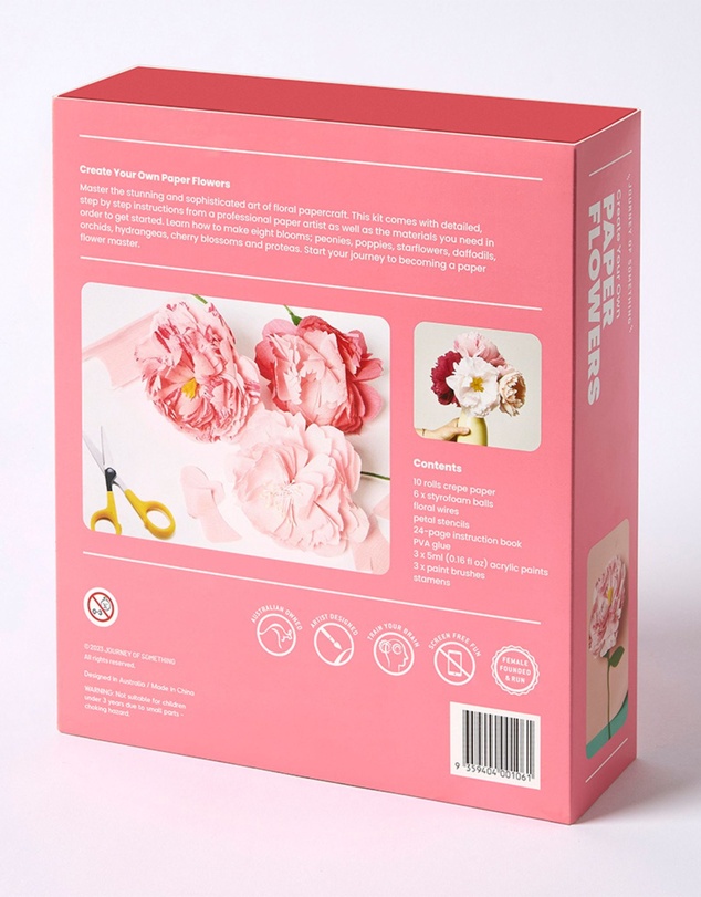 Journey Of Something - Paper Flower Making Kit