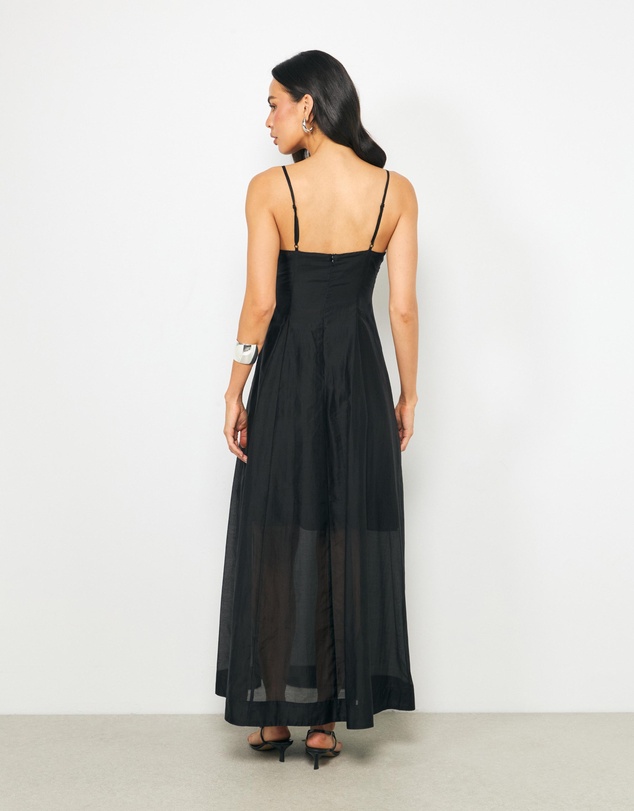 AERE - Aven Panelled Midi Dress