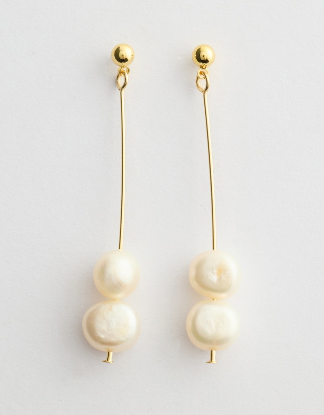 Moira Hughes - The White Label - Livvy Pearl Drop Earrings