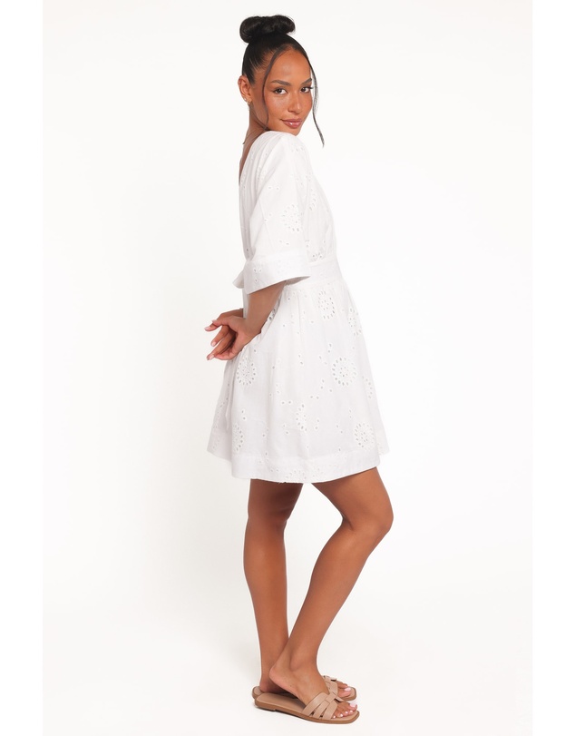 Petal & Pup - Camila Open Back Mini Dress - White