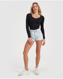 Core Trainer - Long Sleeve Round Neck Sculpting Bodysuit