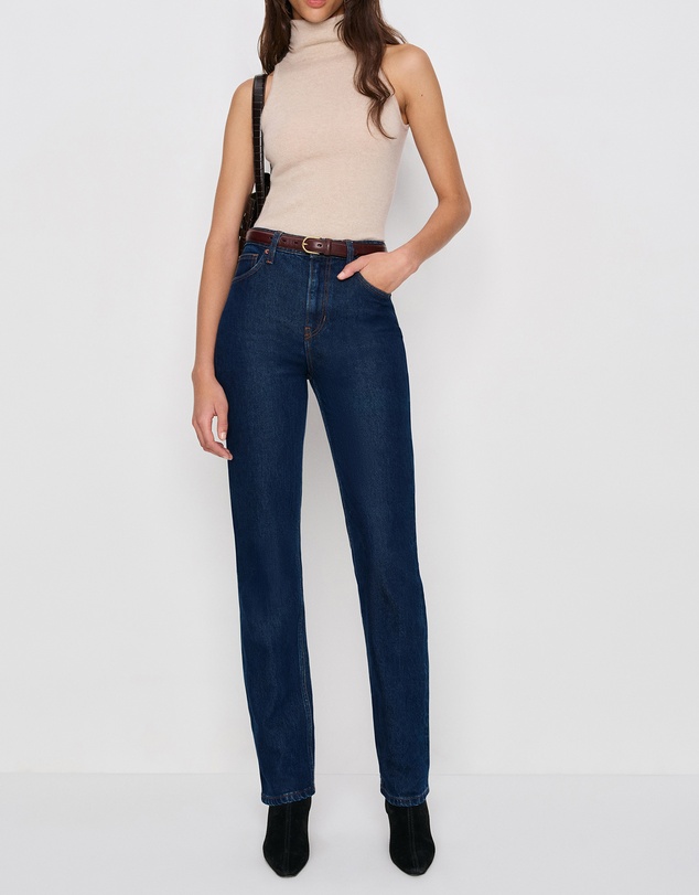 Reformation - Jax Stretch High Rise Straight Jeans