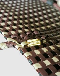 Mimmi Terra - Woven Eco Tote Tiramisu