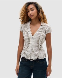 BDG By Urban Outfitters - BDG Nadine Ruched Shirt