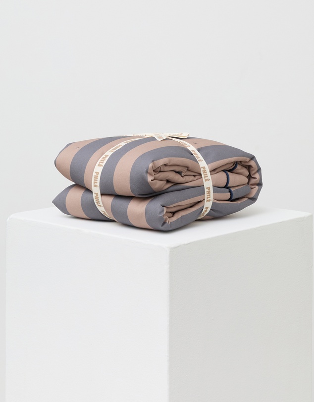 Phile - Striped Play Mat - Eggplant