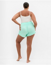 City Chic - Gigi Gingham Pyjama Shorts