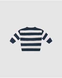 Kynd Baby - Knit Stripe Jumper in Tidal Stripe
