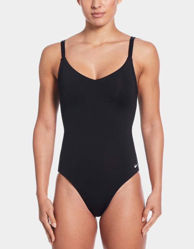 Nike - Essential V-Neck One-Piece Swimsuit