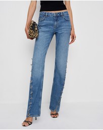 Reformation - Inez Low Rise Bootcut Jeans