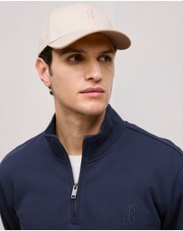 Trenery - Leo Monogram Cap in Paperbark