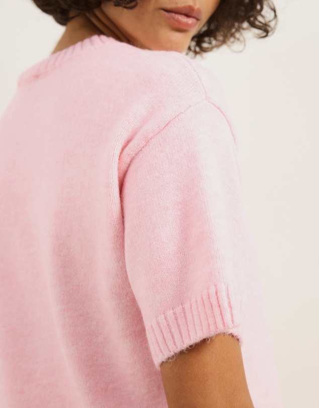 Atmos&Here - Ayla Knitted Boxy T-Shirt