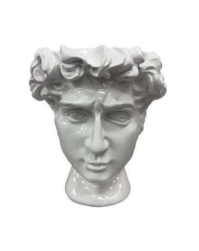 Urban Attitude - Urban Attitude David Head Planter - Matte White