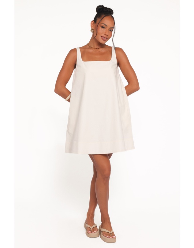 Petal & Pup - Kora Mini Dress - Chalk White