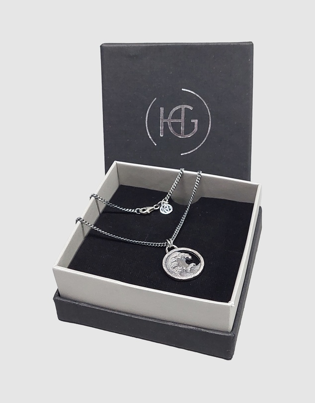 Haze & Glory - ICONIC EXCLUSIVE - Turn The Tide Necklace in Oxidised 925 Silver