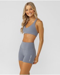 Lorna Jane - Lotus No Chafe Phone Pocket 12cm Bike Shorts