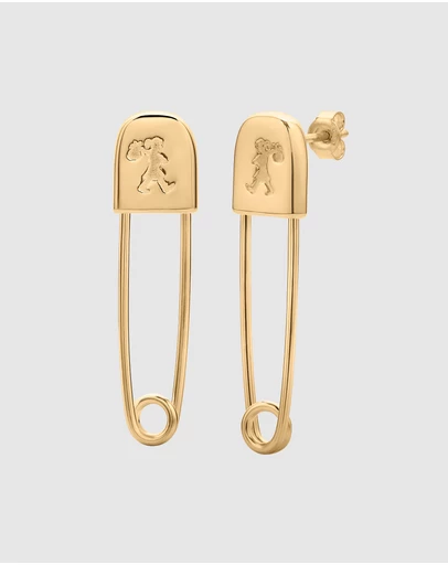 Karen Walker - Runaway Safety Pin Studs