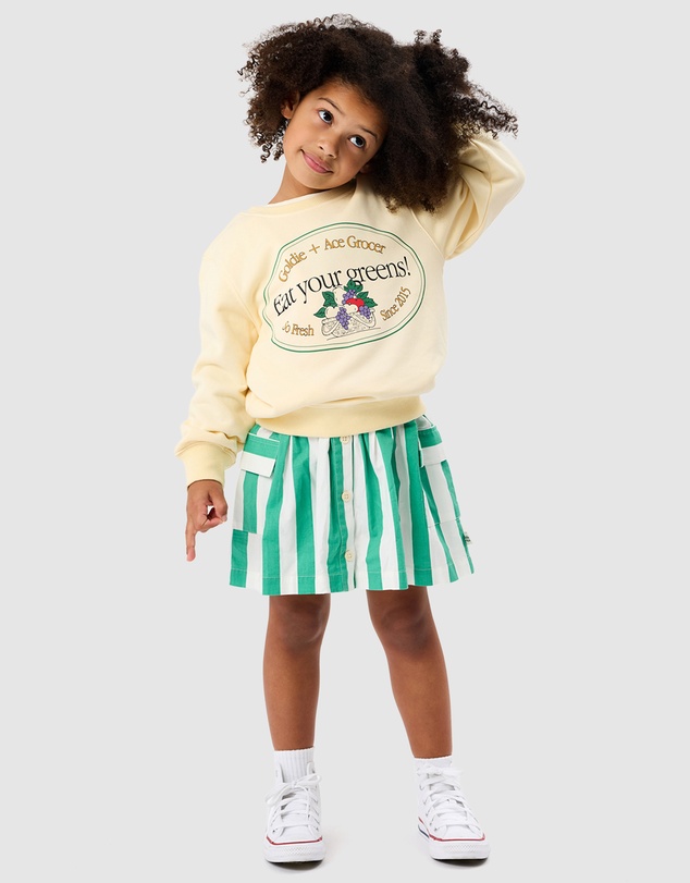 Goldie + Ace - Eat Your Greens Sweater - Babies-Kids