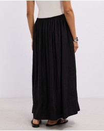 The Fated - Lila Drawstring Midi Skirt