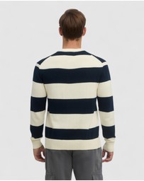 GUESS - GUESS JEANS Striped Knit Jumper