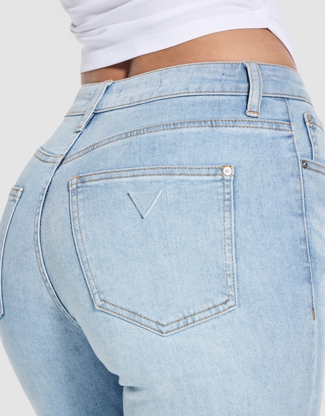GUESS - Eco Cantina Mid Rise Wide Leg Jeans