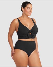 Artesands - Aria Black Cezanne Midriff Underwire Bikini Top