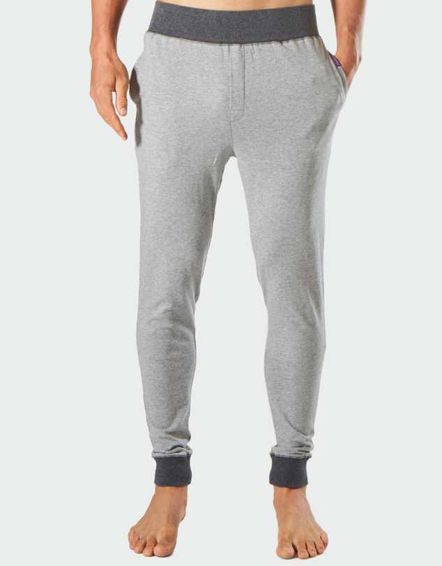 Mitch Dowd - Mitchdowd Slim Leg Knit Sleep Pant - Grey Marle