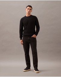 Calvin Klein - Basketweave Cotton Wool Jumper
