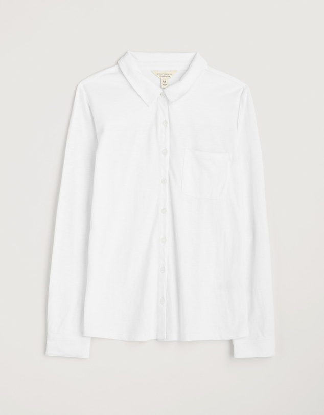 Seasalt - Seasalt Cornwall White Teasel Head Jersey Shirt
