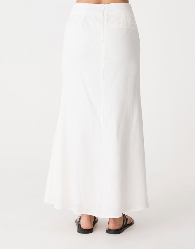 Forcast - Amelia Linen Blend Maxi Skirt