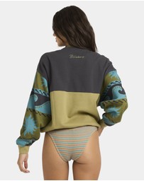 Billabong - Womens Split Palm Crew Neck