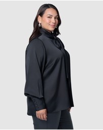Pink Dusk by Curve Project - Savages Blouse