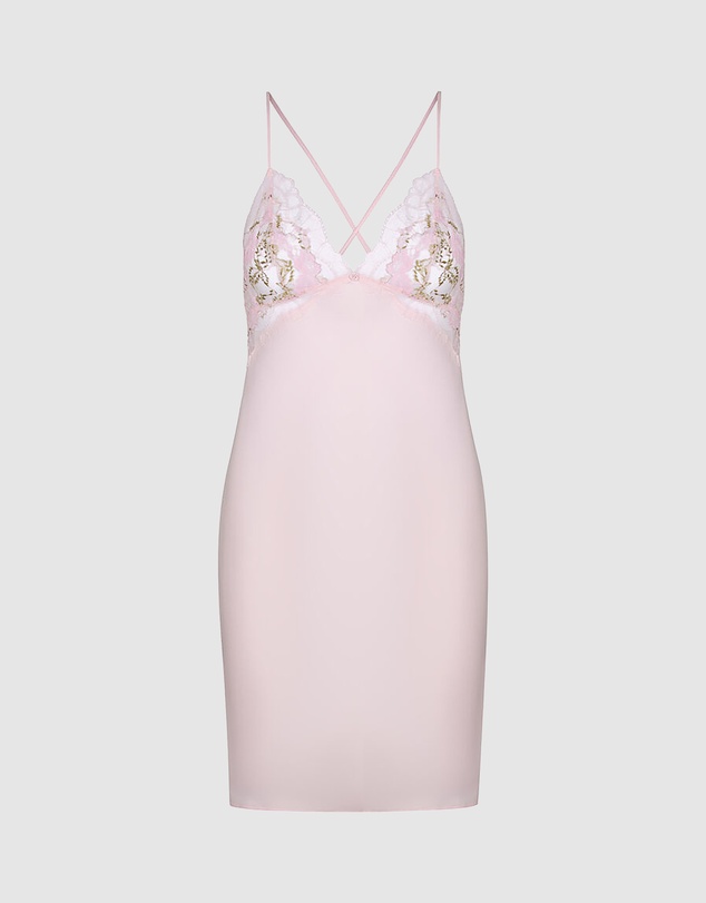 Hunkemoller - Miri Satin Lace Slipdress