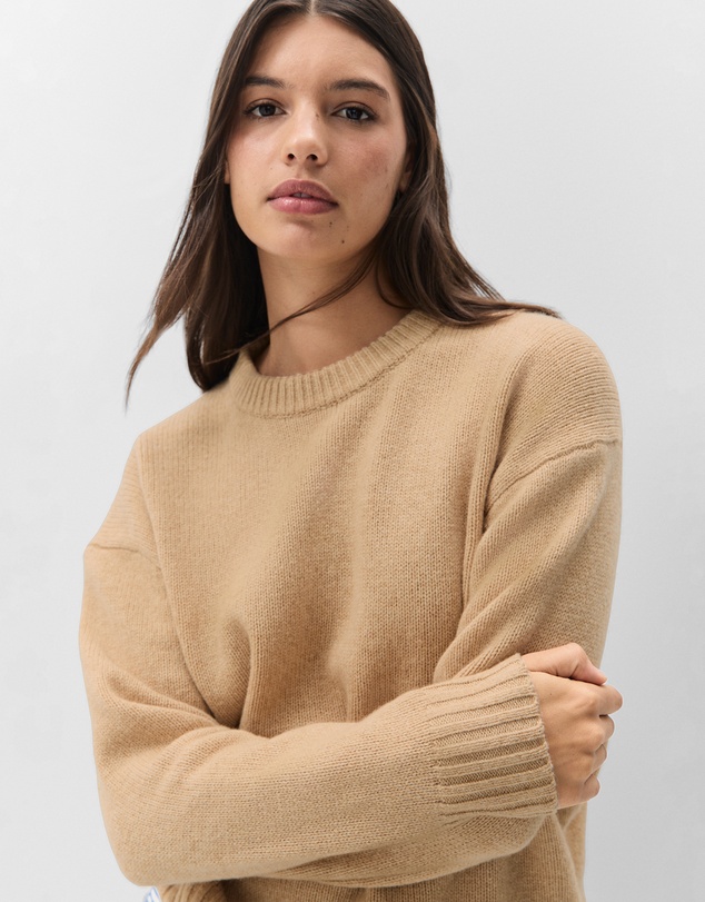 UNISON - Merino Wool Crew Neck Knit